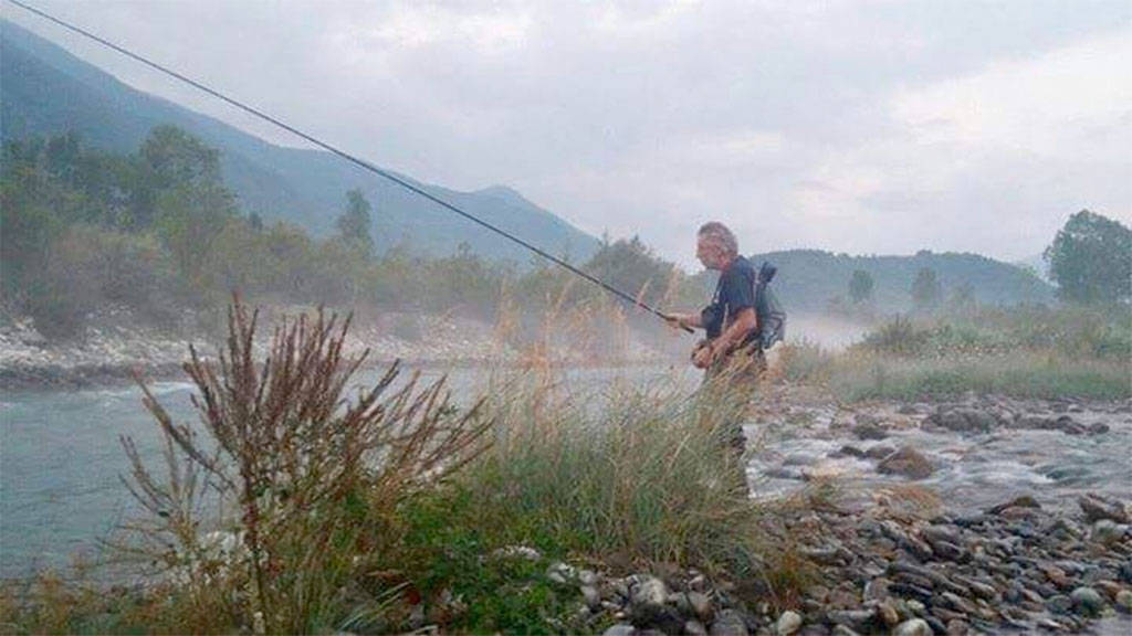 A Boves un corso di pesca in valle Colla