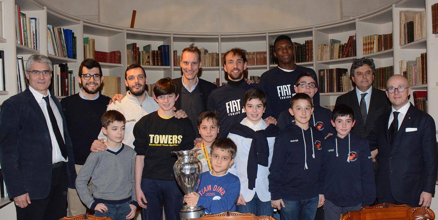 La coppa Italia di Basket della “Fiat Torino Auxilium” al Castello di Carrù