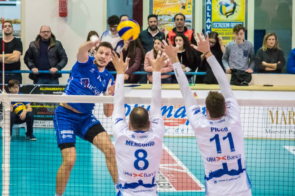 Uno strepitoso VBC Mondovì batte 3-1 in trasferta la capolista Alessano