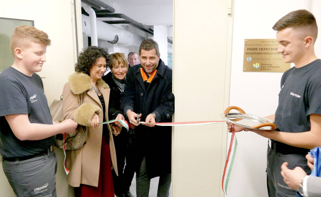 Inaugurato a Fossano il nuovo laboratorio degli impianti termo idraulici ed energetici