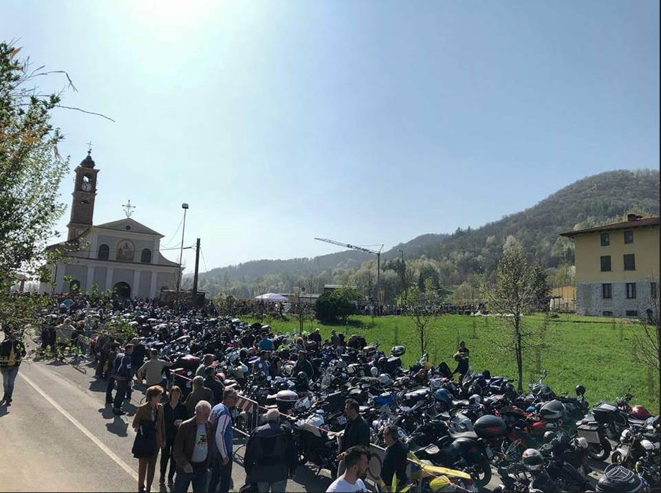 Grande successo per la benedizione dei motociclisti a Peveragno