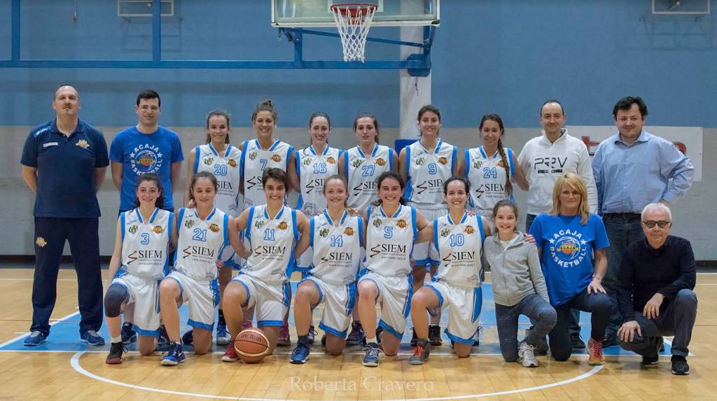La SIEM Acaja Basketball School promossa in serie C