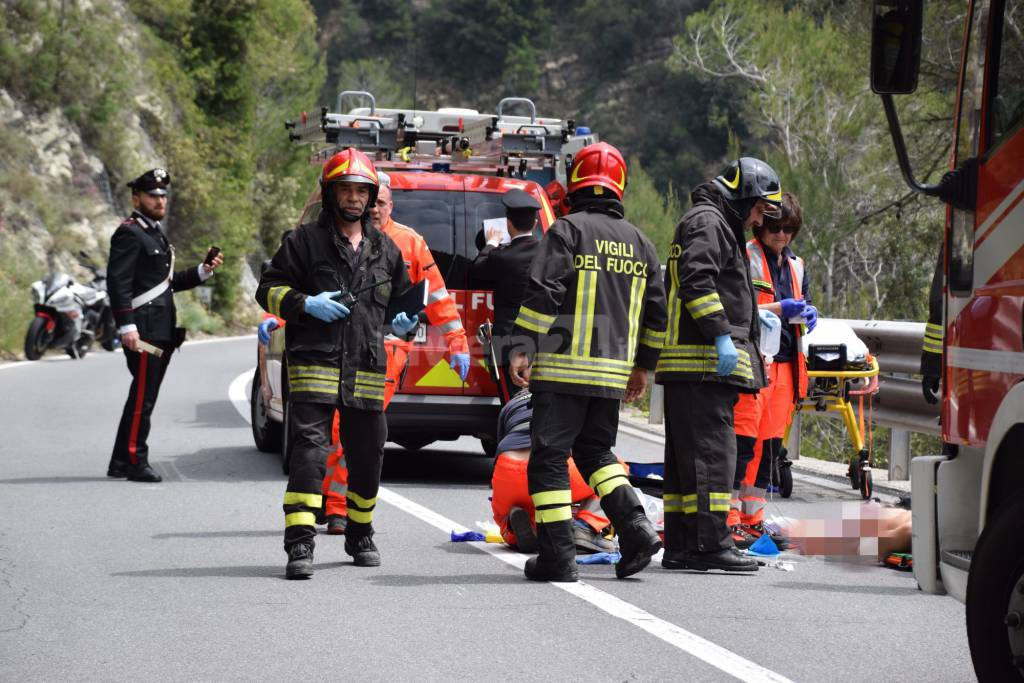 Centauro centallese cade e si ferisce gravemente a Olivetta San Michele (IM)