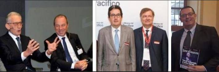 Banchieri a Torino per festeggiare Agostino Re Rebaudengo Commendatore al Merito della Colombia