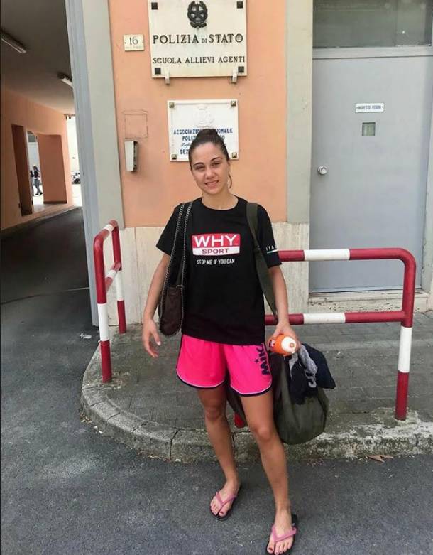 Viola Piras al Raduno nazionale Femminile Junior di boxe femminile