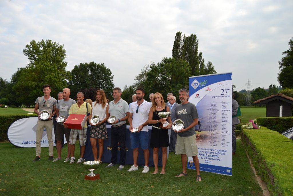 Più di 120 appassionati golfisti a Cherasco alla 27esima edizione di Aci Golf organizzato da Aci Cuneo