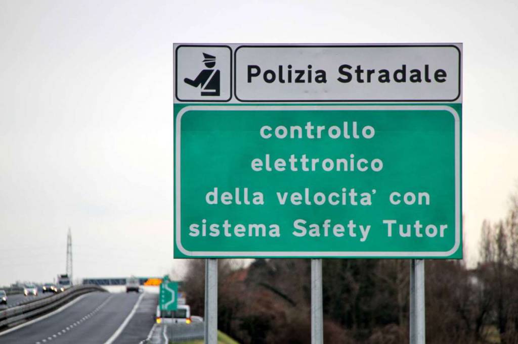 La data è ufficiale, il 25 luglio tornano i tutor sulle autostrade italiane