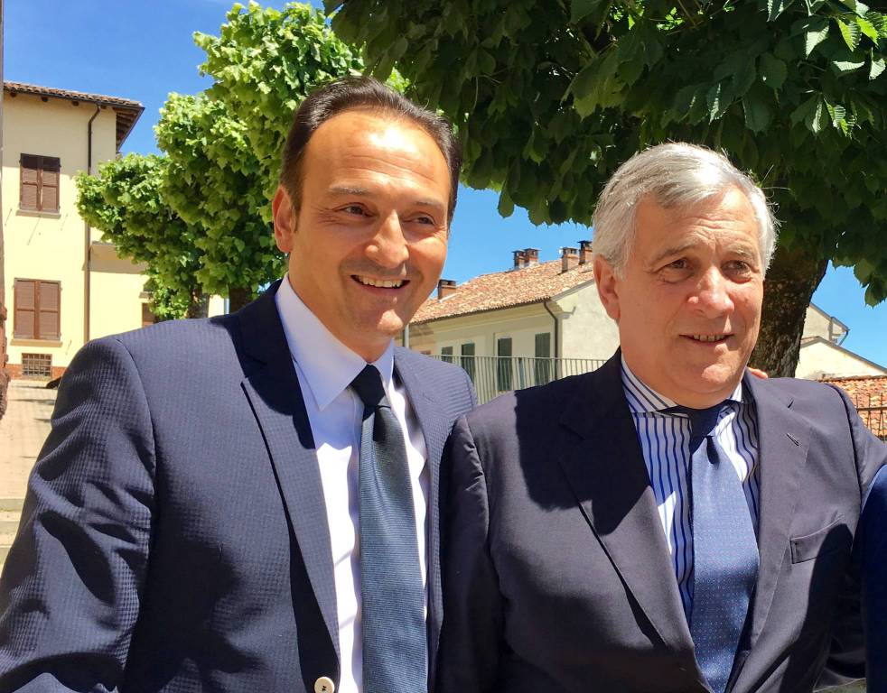 Tajani non ha dubbi: “Alberto Cirio candidato del centrodestra unito alle Regionali”