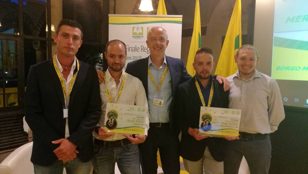 Oscar Green Piemonte: Coldiretti premia intuizioni di tre giovani cuneesi