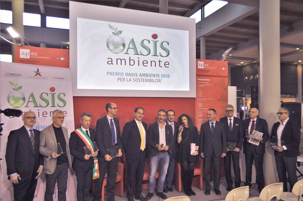 Assegnati i premi “Oasis Ambiente 2018” l’award italiano per l’ecosostenibilità