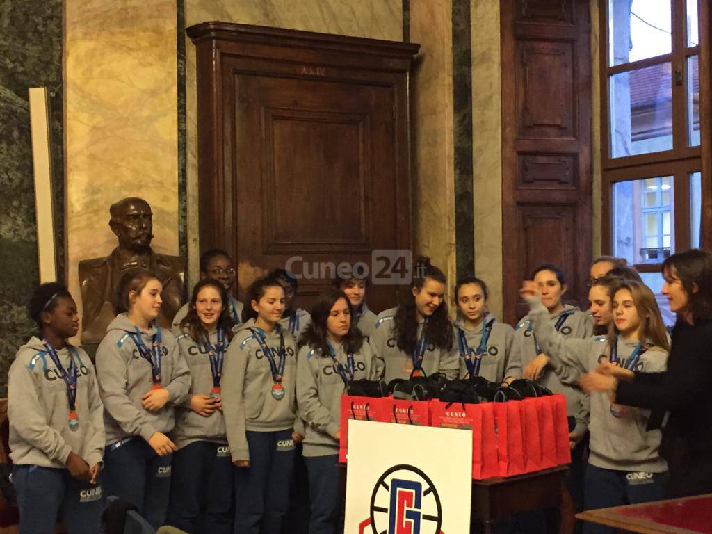 Cuneo, premiate le ragazze del Granda College: campionesse d’Italia di basket Under 14