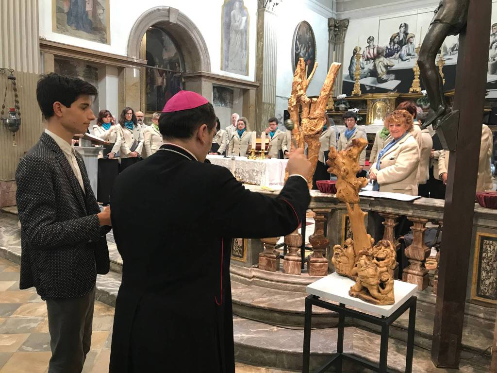 Inaugurata a Scarnafigi la mostra di presepi Crèches