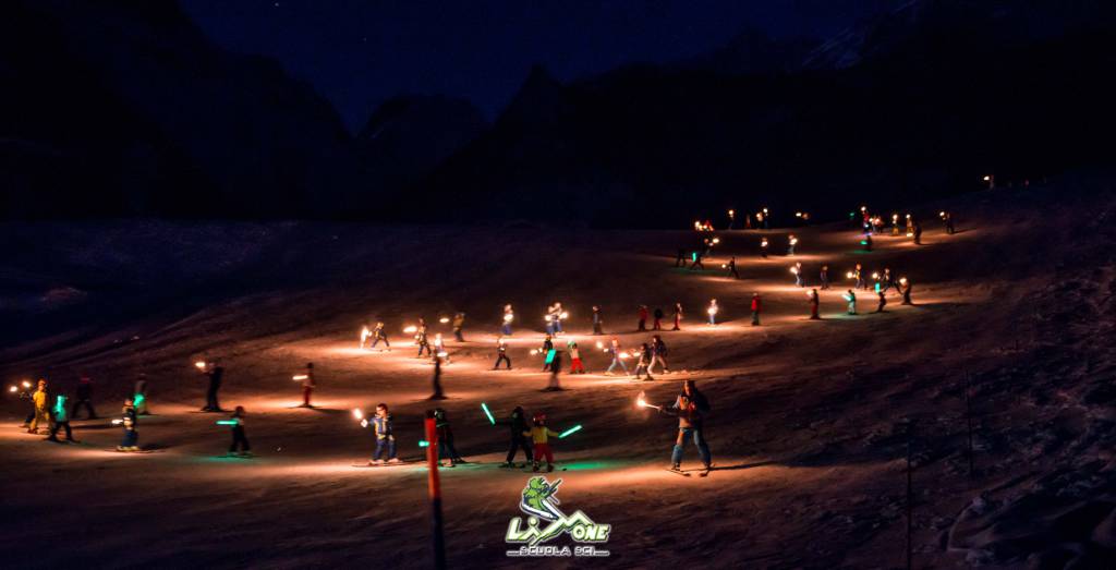 "Light, Music and Fire" show Limone Piemonte