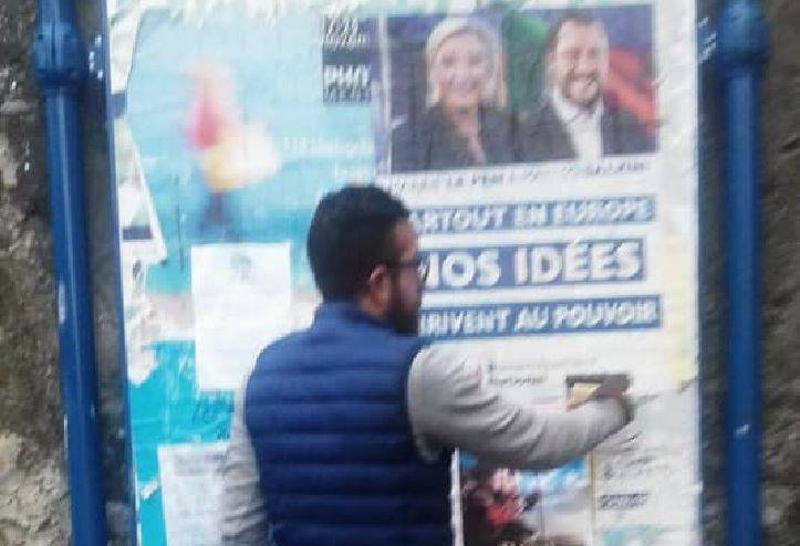Inizia la propaganda per le europee: a Breil-sur-Roya manifesti con Salvini e Le Pen