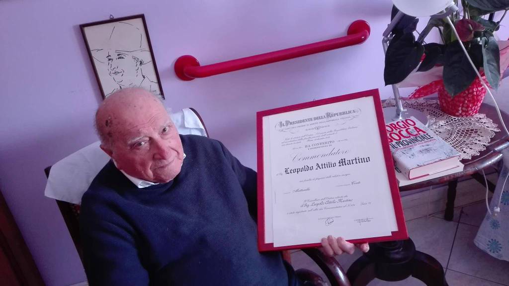 Leopoldo Attilio Martino (ANPI Cuneo) diventa Commendatore all’Ordine della Repubblica