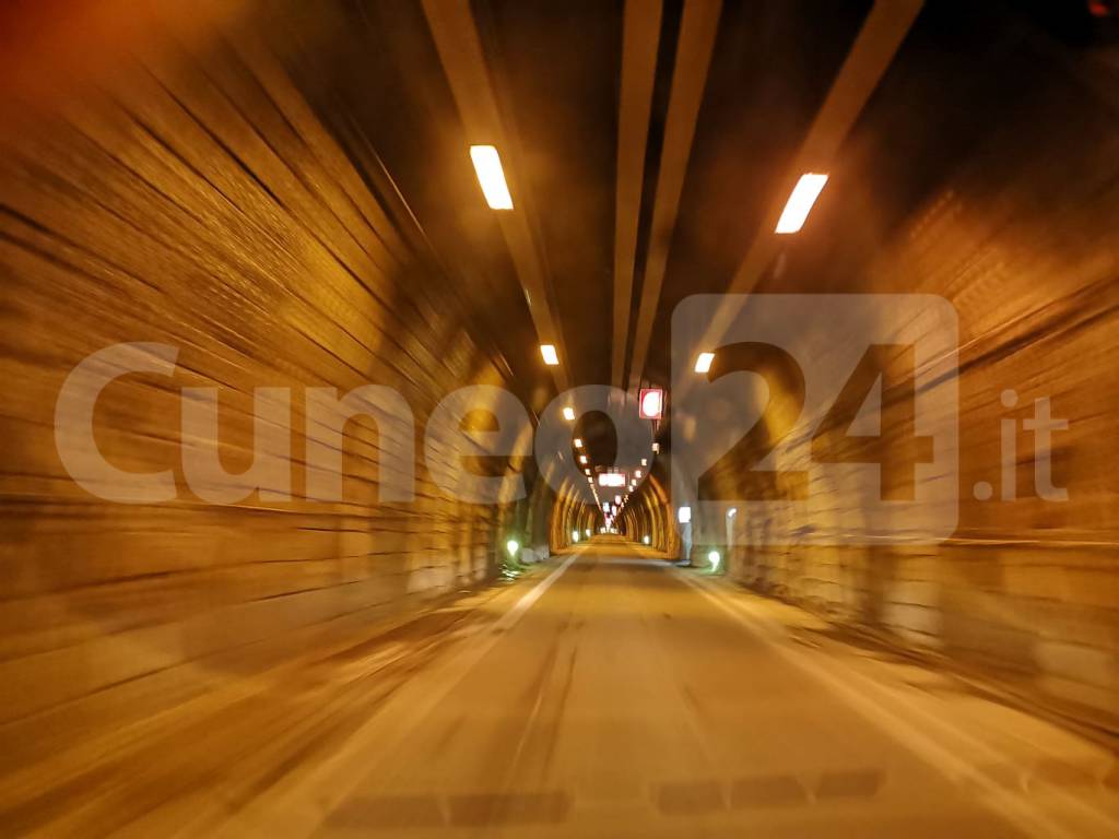 Temporaneamente chiuso il Tunnel di Tenda