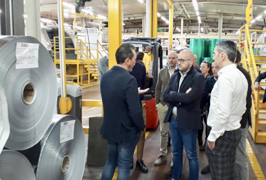 Prendono il via gli incontri di Confindustria: gli industriali fanno visita alla AR Metallizing di Casalgrasso