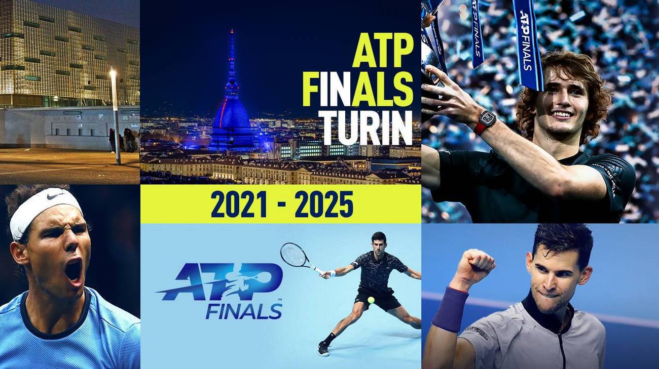 Le Atp Finals di tennis si faranno a Torino