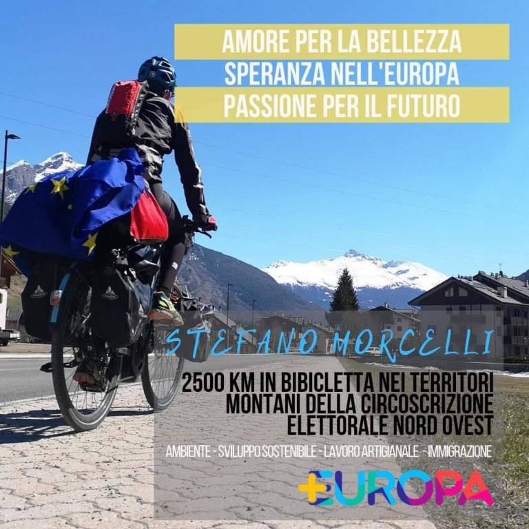 Dalla Liguria alla Lombardia passando per la Granda con l’Europa nel cuore: il viaggio di Stefano Morcelli