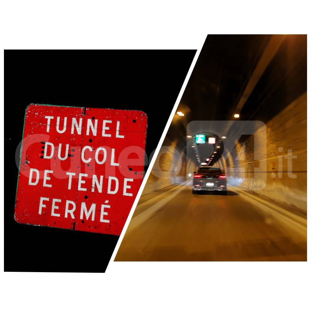 Chiusura notturna del “Tunnel di Tenda”