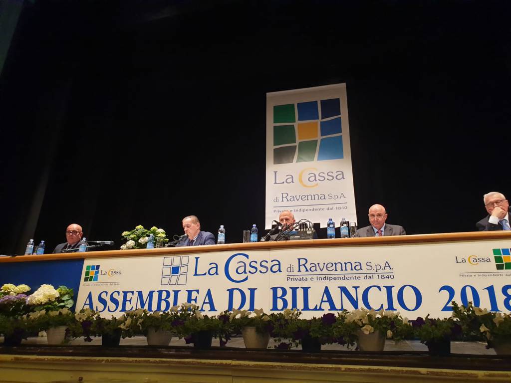 Patuelli confermato presidente CR Ravenna: applausi per Beppe Ghisolfi