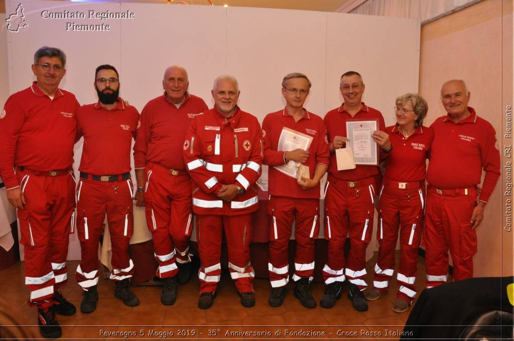 La Croce Rossa di Peveragno ha festeggiato i suoi primi 35 anni