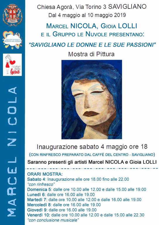 Le Nuvole inaugurano la mostra “Savigliano, le donne e le sue passioni”