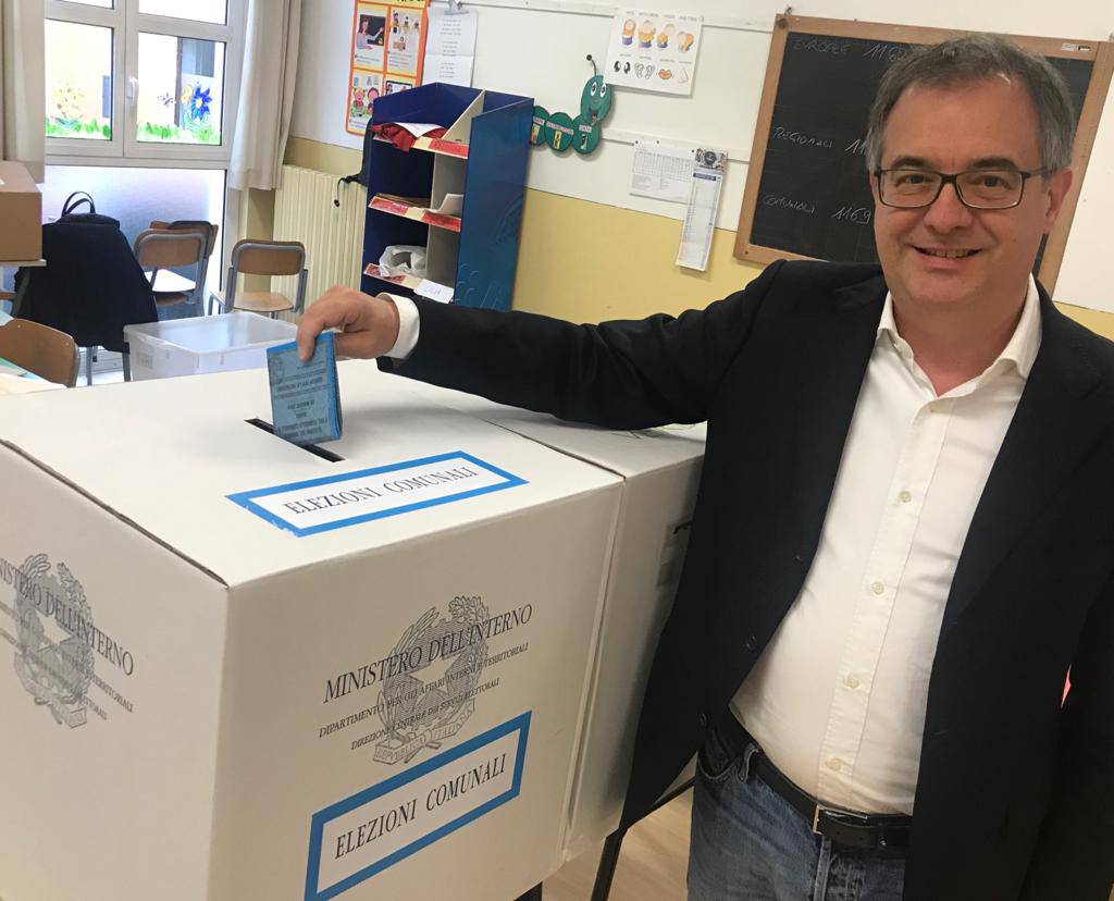 A Busca ha votato il sindaco uscente Marco Gallo