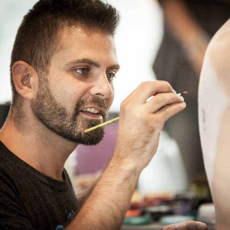 Emanuele Borello da Bra all’Austria ai Mondiali di body painting
