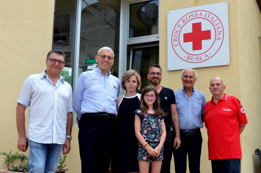 Responsabile Croce Rossa del Principato di Monaco in visita ufficiale al Comitato Cri di Busca