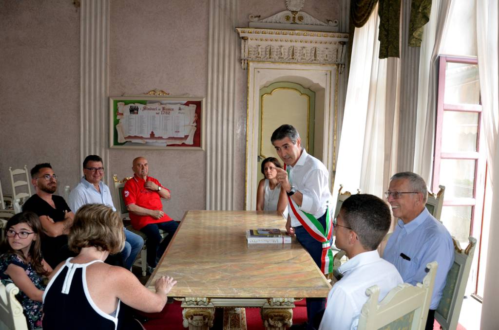 Responsabile Croce Rossa Principato di Monaco in visita ufficiale al Comitato Cri di Busca