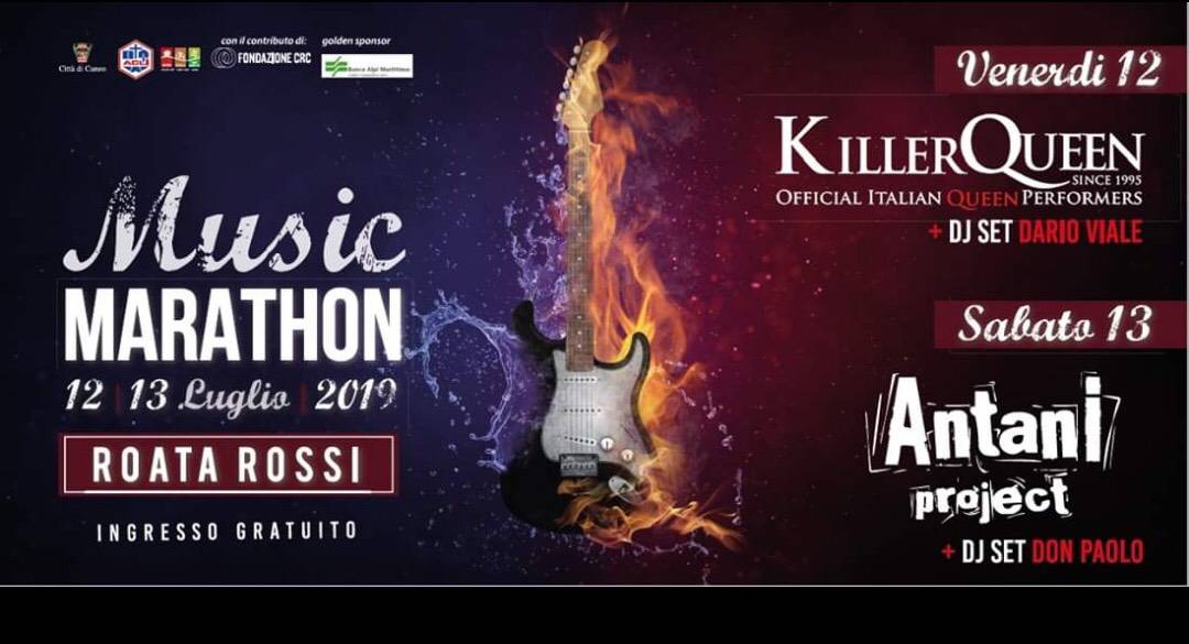 In arrivo l’11° edizione del “Roata Rossi Music Marathon”