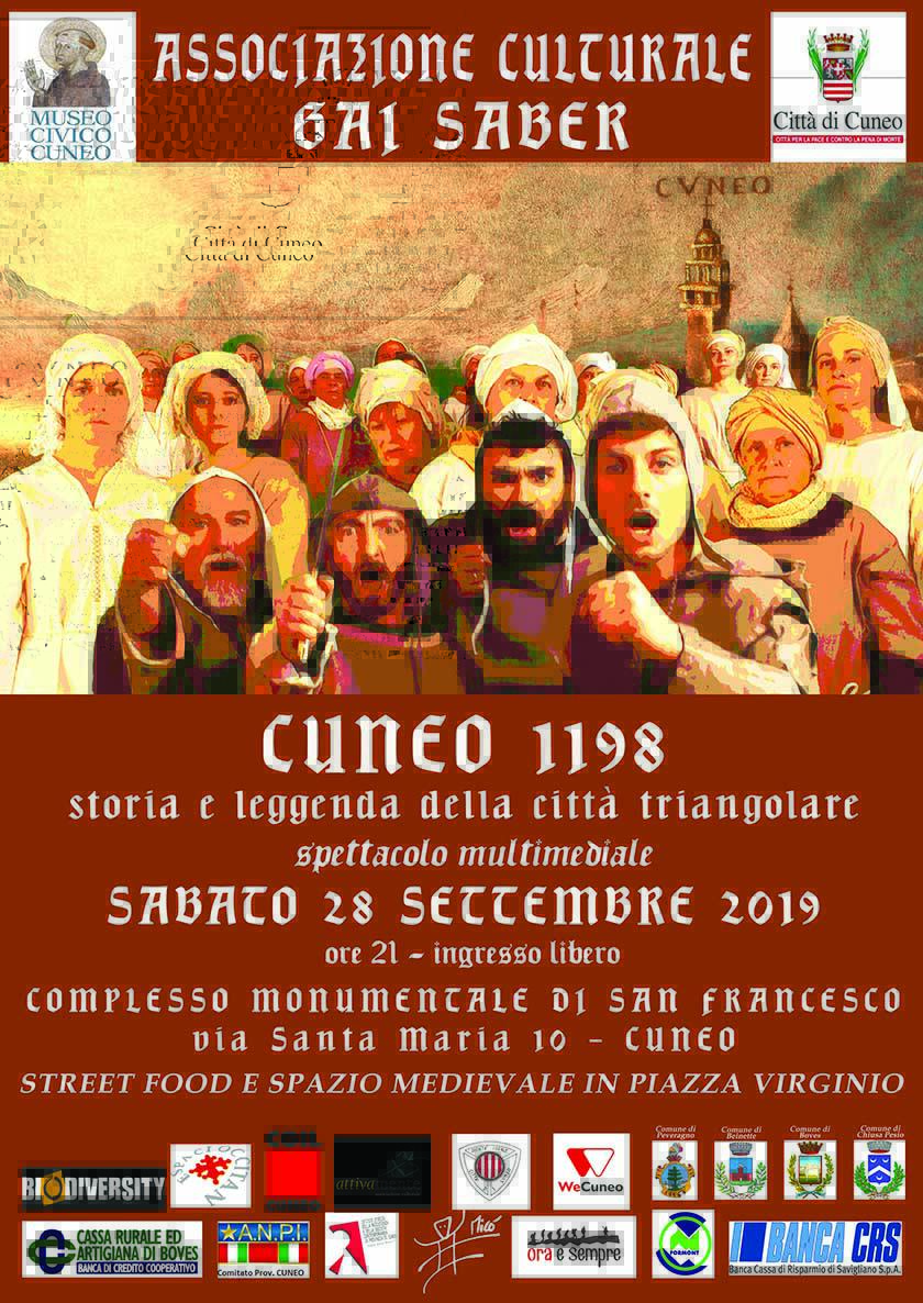 “Cuneo 1198” storia e leggenda della città triangolare