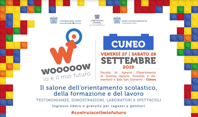 “Wooooow! Io e il Mio Futuro…”: nell’autunno 2019 l’evento di orientamento a Cuneo e nelle altre province piemontesi