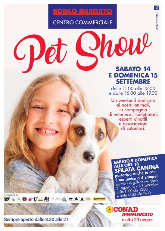 “Pet Show amici a quattro zampe” a Borgo San Dalmazzo