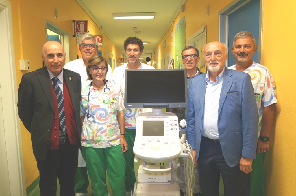 Savigliano: Il “Fiore della Vita” dona un ecografo alla Pediatria