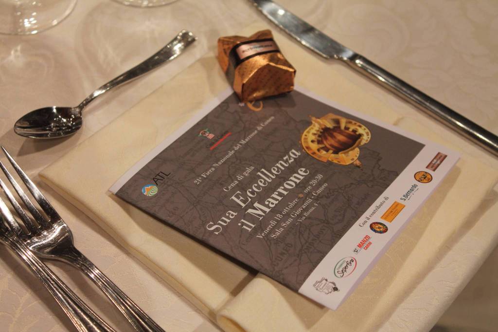 Alla Fiera del Marrone di Cuneo una Cena di gala a scopo benefico