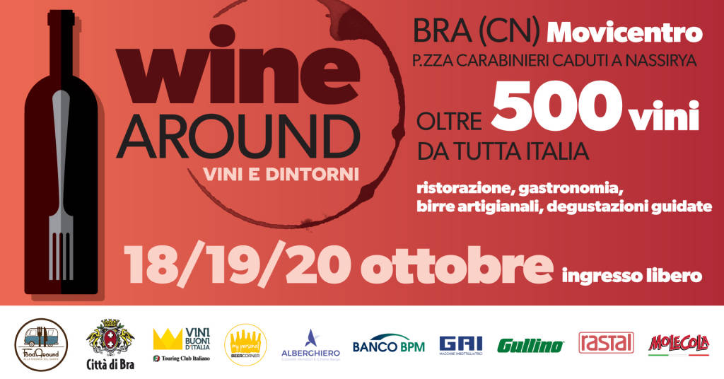 Il festival enogastronomico WineAround – vini e dintorni ritorna in Piemonte a Bra