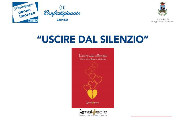 Il Movimento Donne Impresa di Confartigianato Cuneo presenta il libro “Uscire dal silenzio”