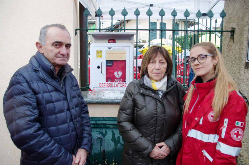 Peveragno ha un nuovo defibrillatore in ricordo di Alessio Pellegrino