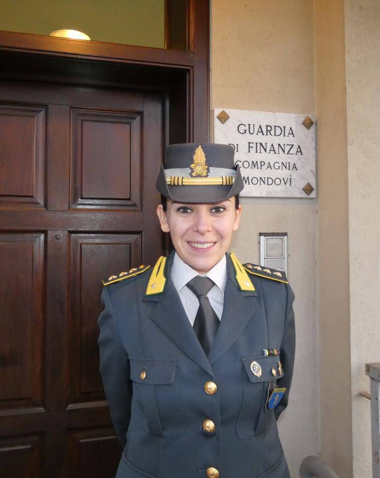 Isabella Mancini è il nuovo comandante della Guardia di Finanza di Mondovì