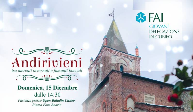 “Andirivieni” l’evento natalizio del Gruppo FAI Giovani Cuneo