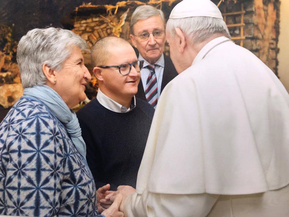 Il verzuolese Giorgio Garino per un giorno chierichetto di Papa Francesco