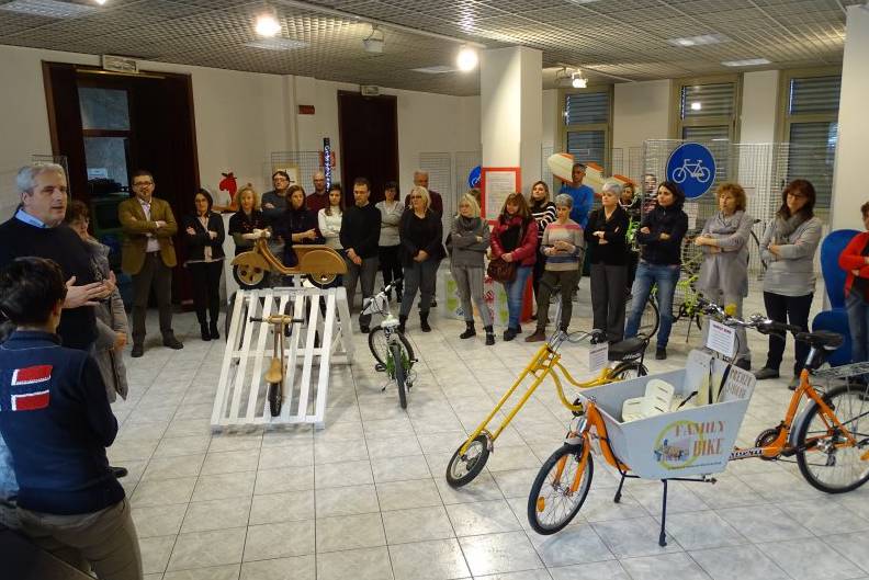 Grande successo della mostra “Le bici di Gianpy” nella Sala Mostre della Provincia