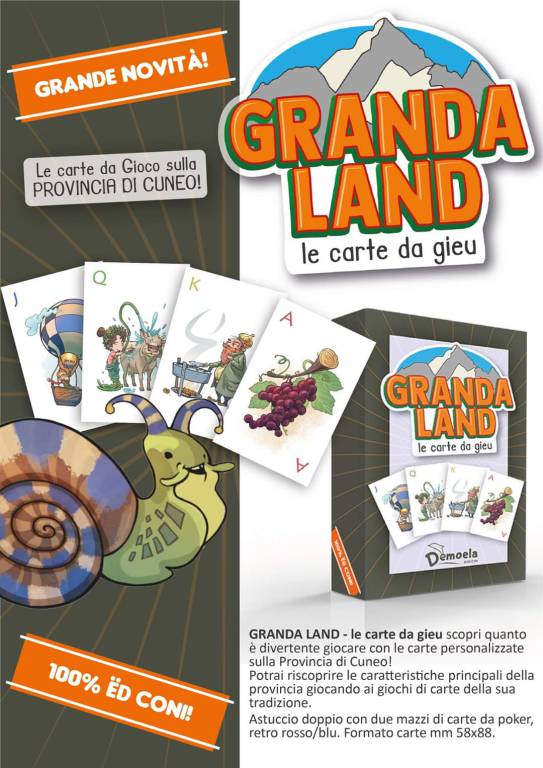 In arrivo “Le carte da gieu di Granda Land”