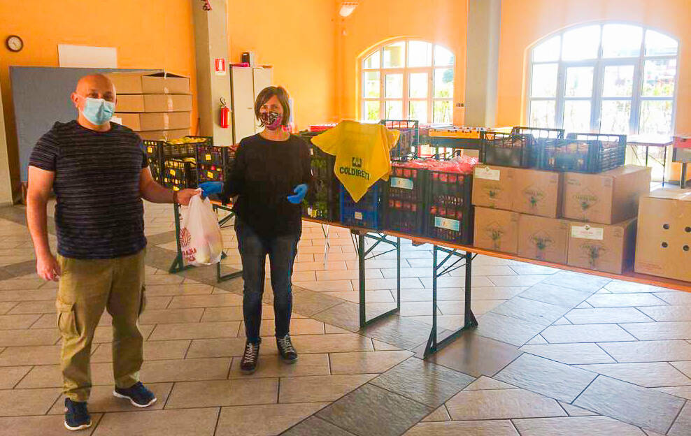 Coldiretti Cuneo: cresce la solidarietà contadina con altri 600 kg di ortofrutta donati alle famiglie in difficoltà
