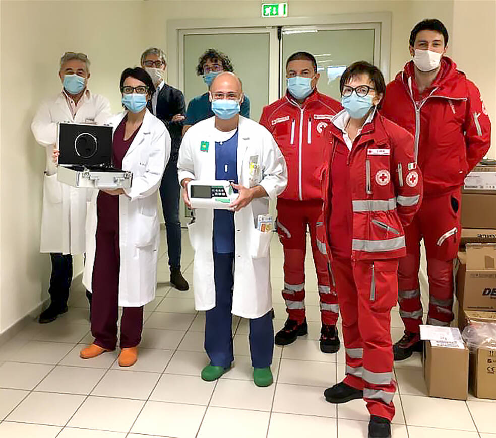 La Croce Rossa di Mondovì dona un’importante attrezzatura all’ospedale monregalese