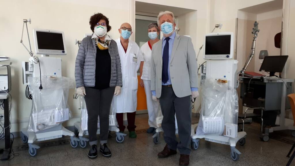 Dalla Fondazione CR Saluzzo quattro ventilatori polmonari per l’ospedale
