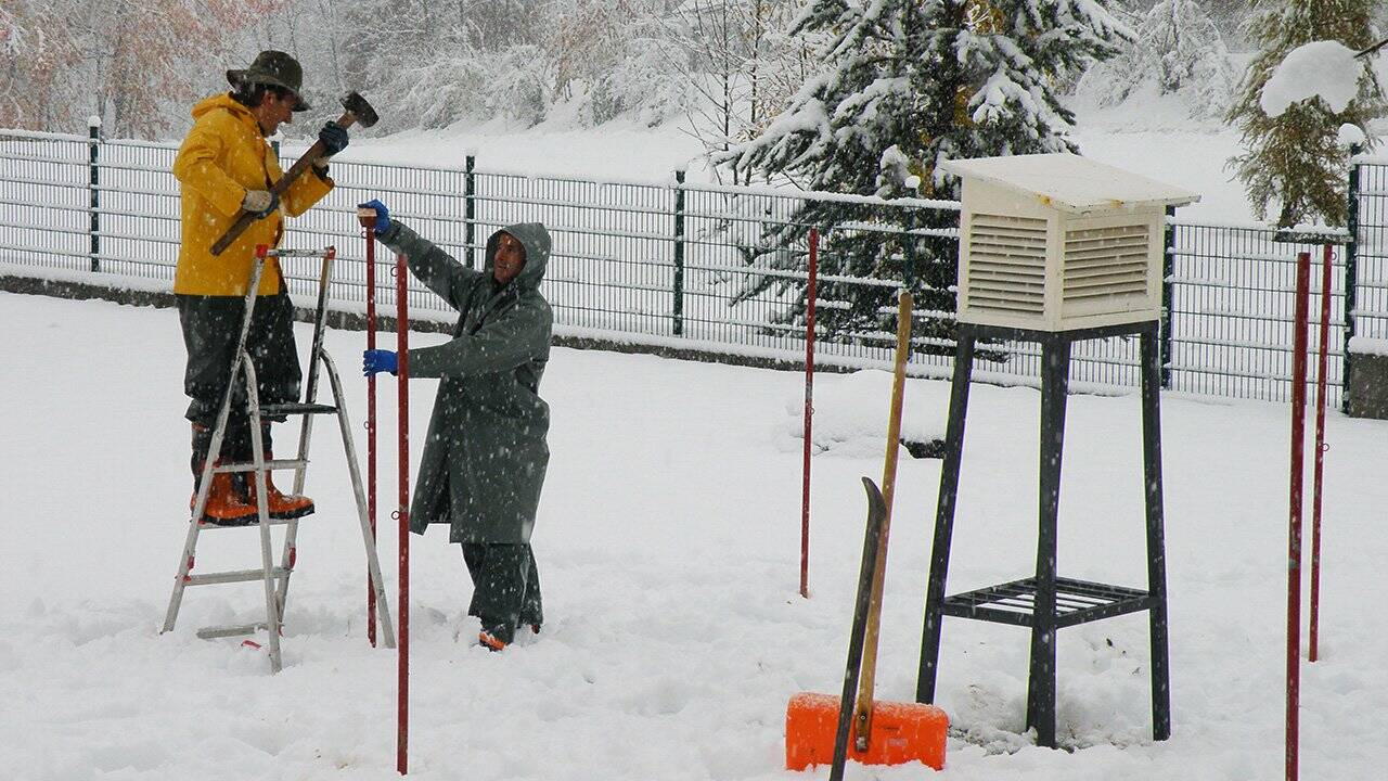 I dati dell’inverno 2019/20 rilevati nelle stazioni meteo del Parco