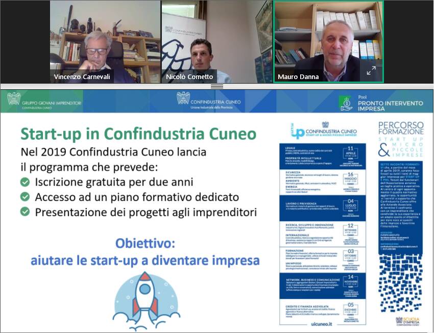 Confindustria Cuneo promuove il webinar “Strumenti di creazione, sviluppo e crescita per start-up innovative”